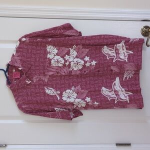 Cabali Mens Tropical Print Mens Shirt